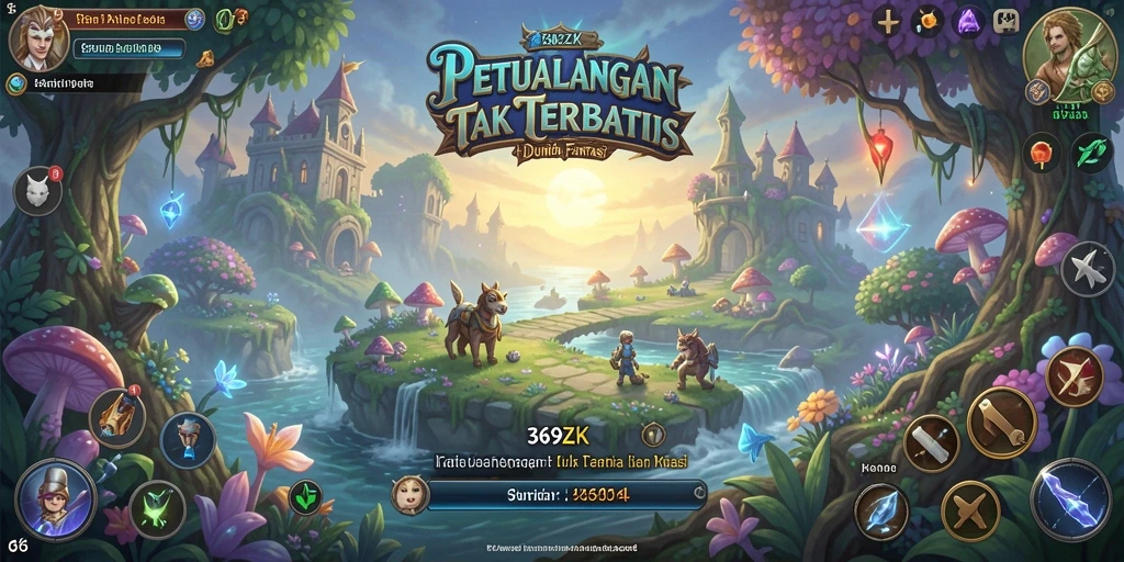 Gameplay seru di dunia petualangan 369ZK yang memukau.