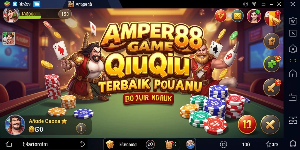 Tangkapan layar gameplay seru AMPER88 dalam aksi QiuQiu.