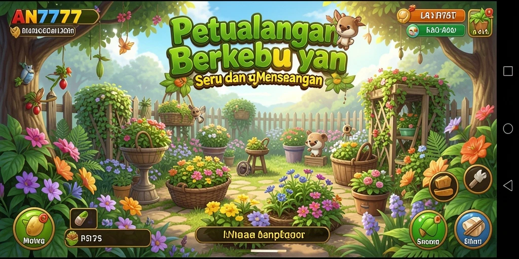 Screenshot gameplay AN777 dengan suasana pertanian yang indah.