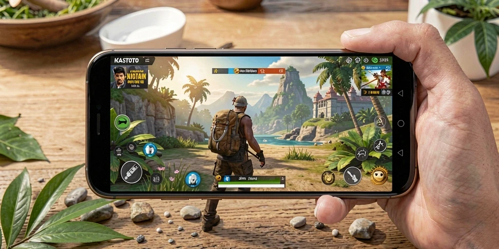 Tampilan gameplay KASTOTO yang menarik dan interaktif.