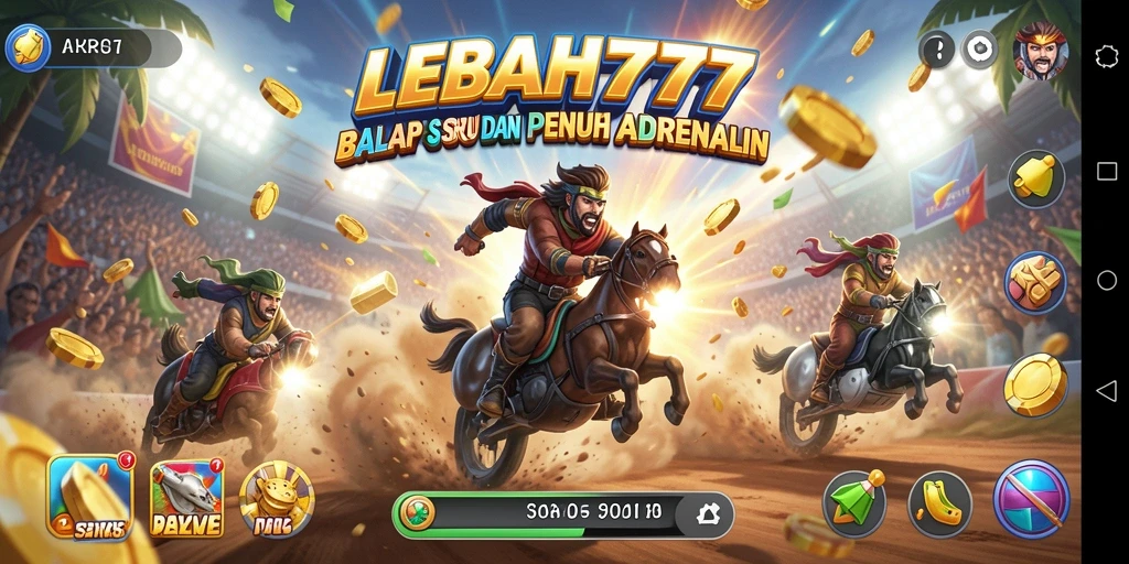 Gameplay seru dalam balapan cepat LEBAH777.