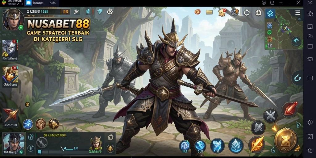 Tampilan gameplay NUSABET88 yang penuh strategi dan aksi.