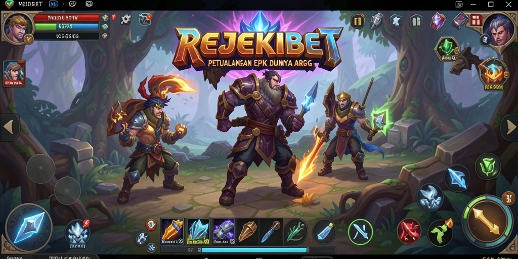 Screenshot gameplay menampilkan petualangan seru di dunia ARPG