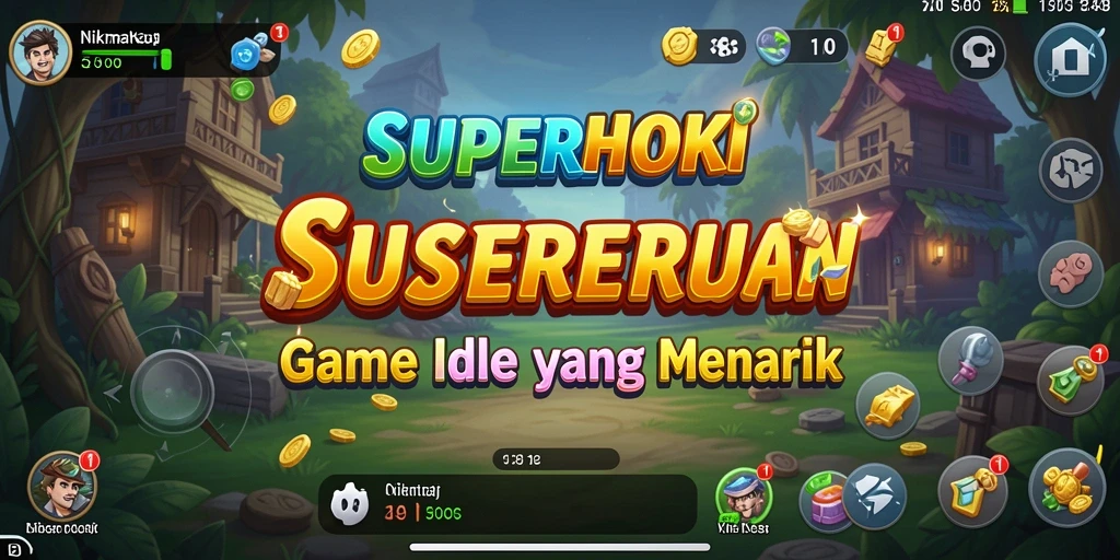 Tampilan screenshot SUPERHOKI menampilkan gameplay seru dan karakter menarik.
