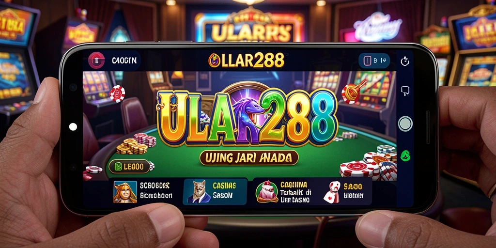Gameplay ULAR288 yang menarik dalam suasana kasino virtual.