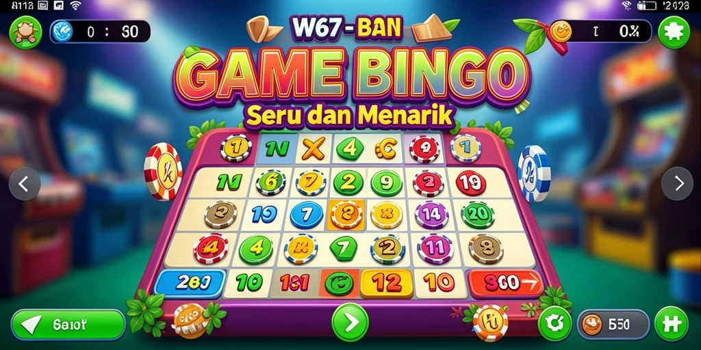 Tampilan gameplay W67 yang penuh warna dan seru.