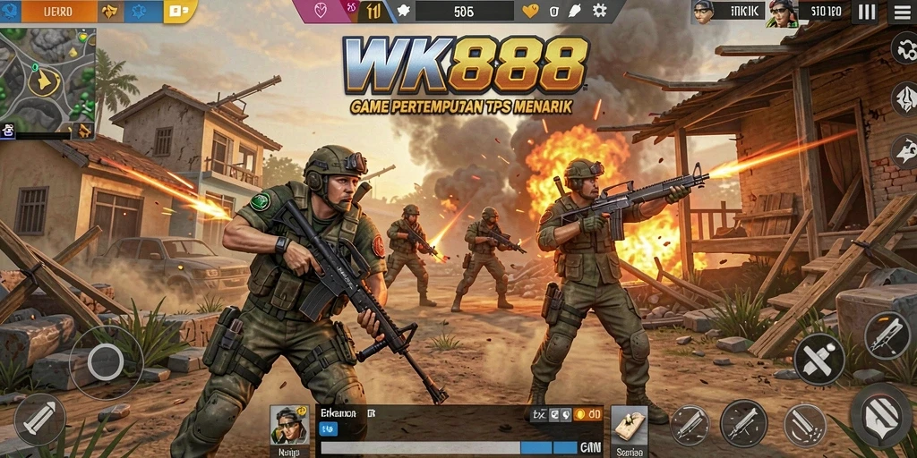 Tampilan menarik dari gameplay seru WK888 dengan aksi pertempuran.